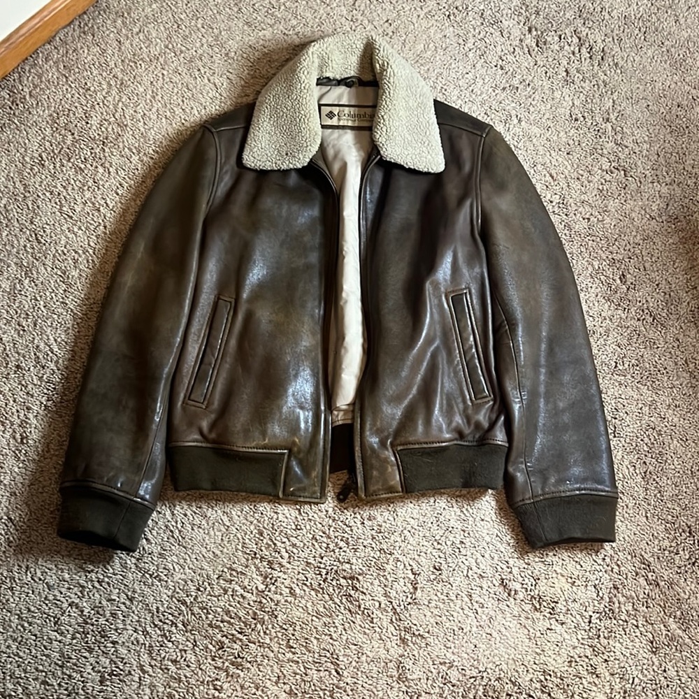 Columbia Women's Leather Jacket Large